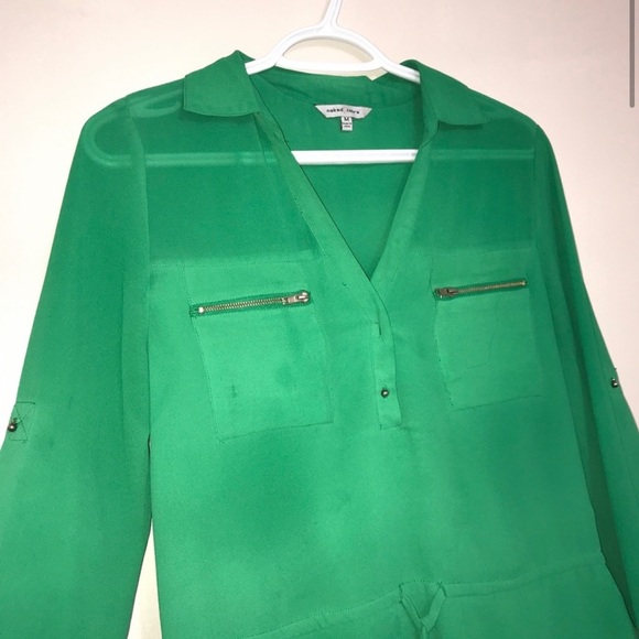 Naked Zebra Green Collared Full Sleeve
Flowy Dress - Picture 2 of 9